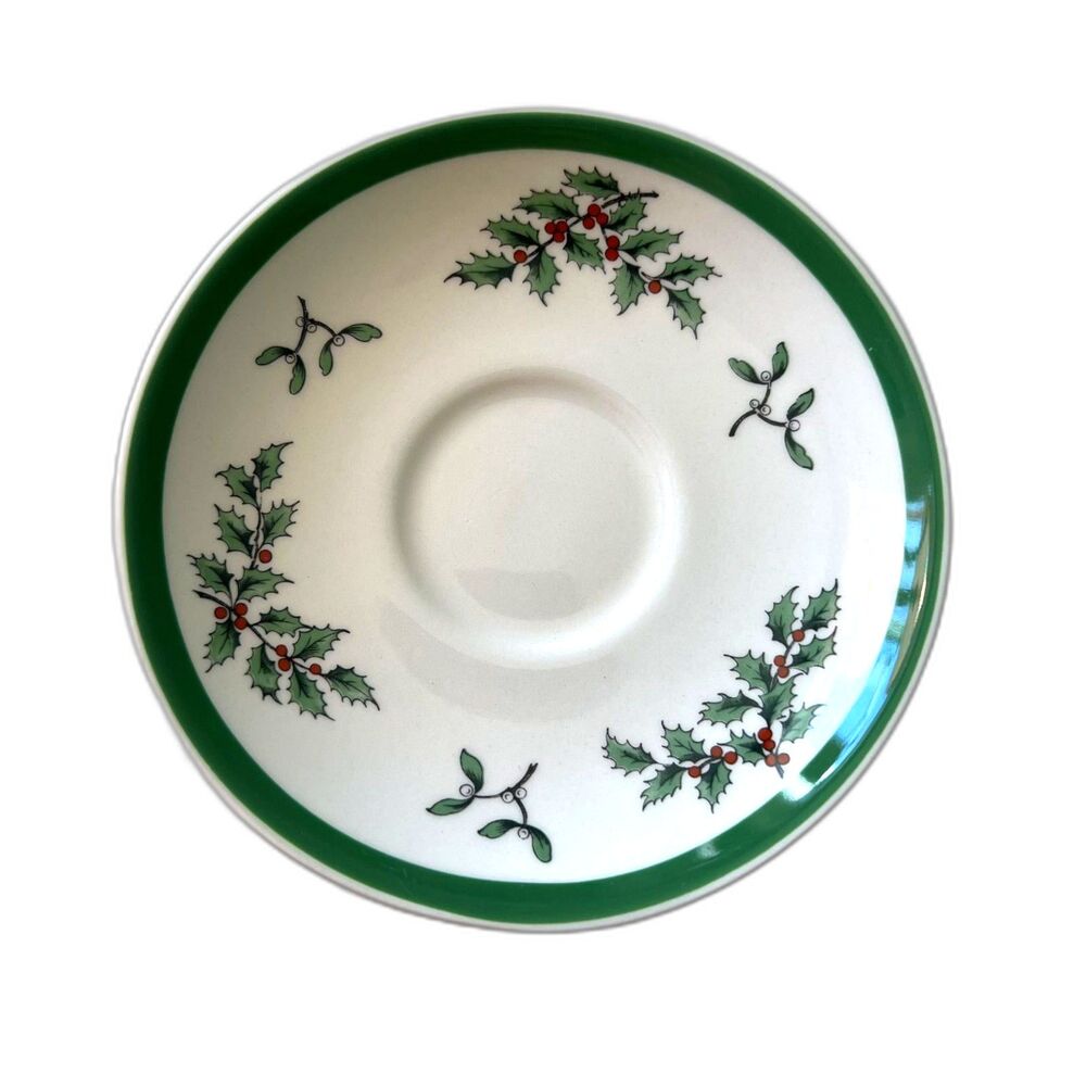 1 Spode Christmas Tree Holiday Design Replacement Teacup Saucer SS3324-A6